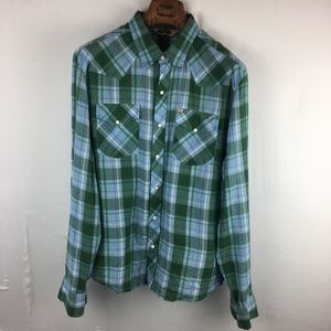 SALT men’s western shirt  snap button